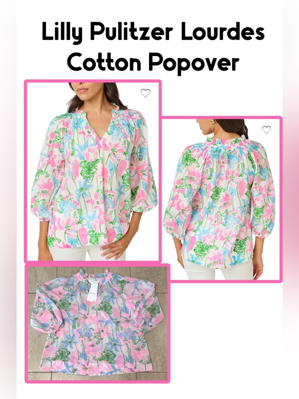 Lilly Pulitzer® Lourdes Cotton Popover